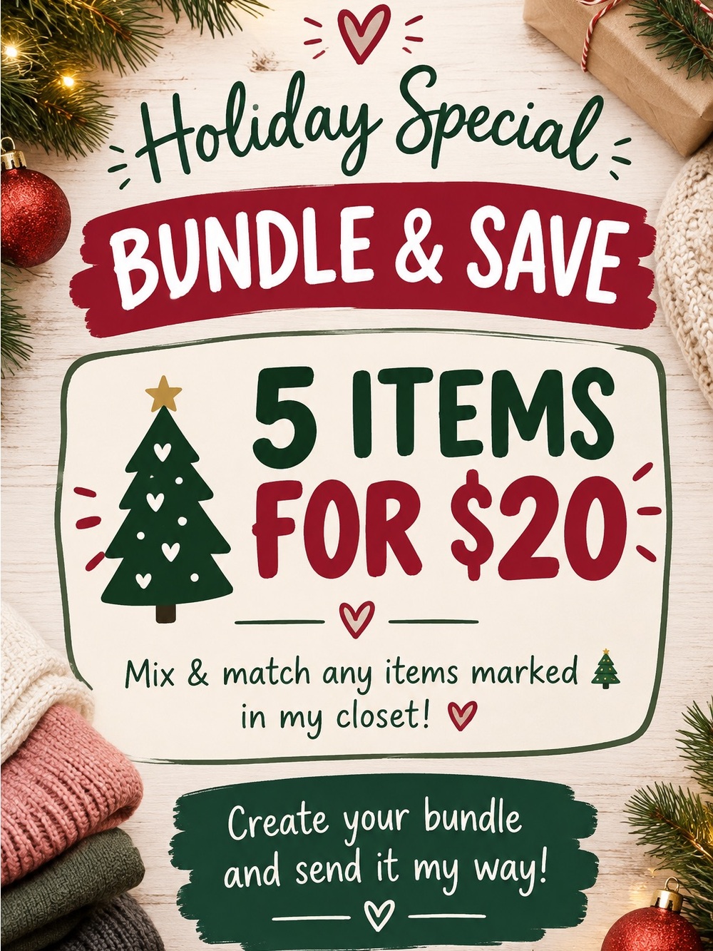 🎄 HOLIDAY BUNDLE SALE! 🎄See description
